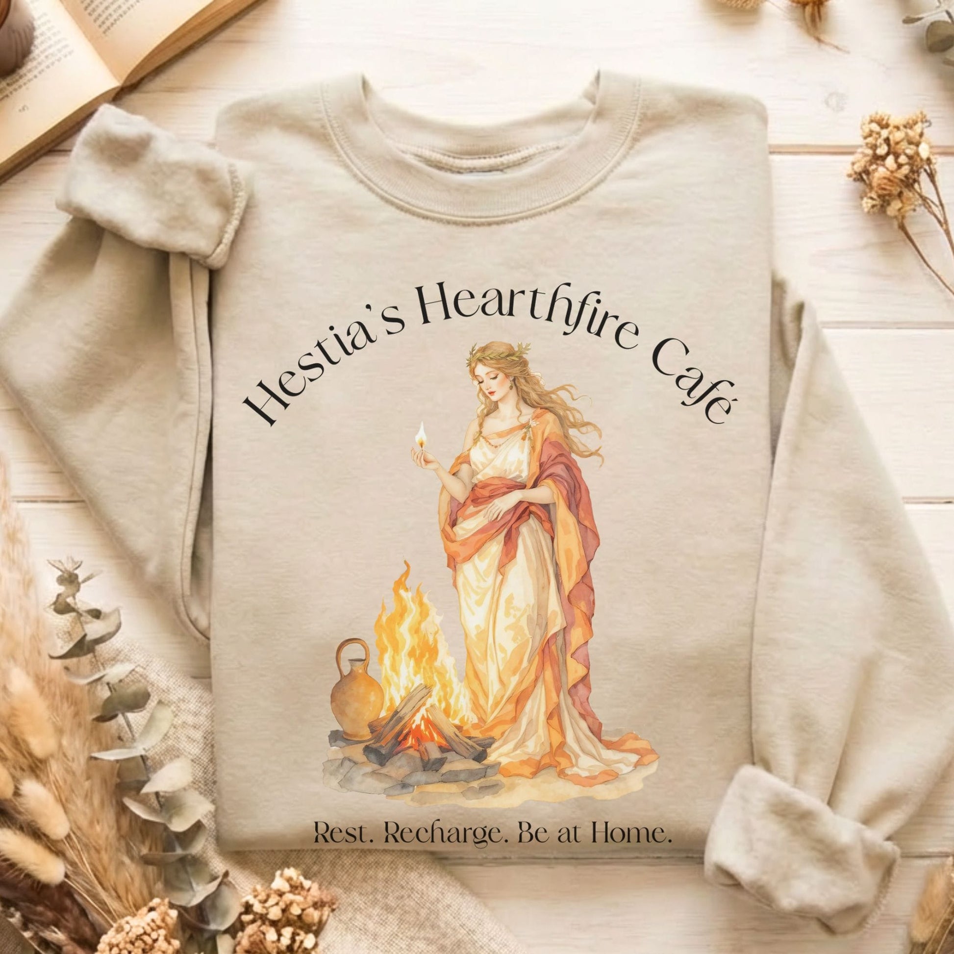 Sweatshirt Sand / S Design 274 Crewneck Sweatshirt The Mystic Eden