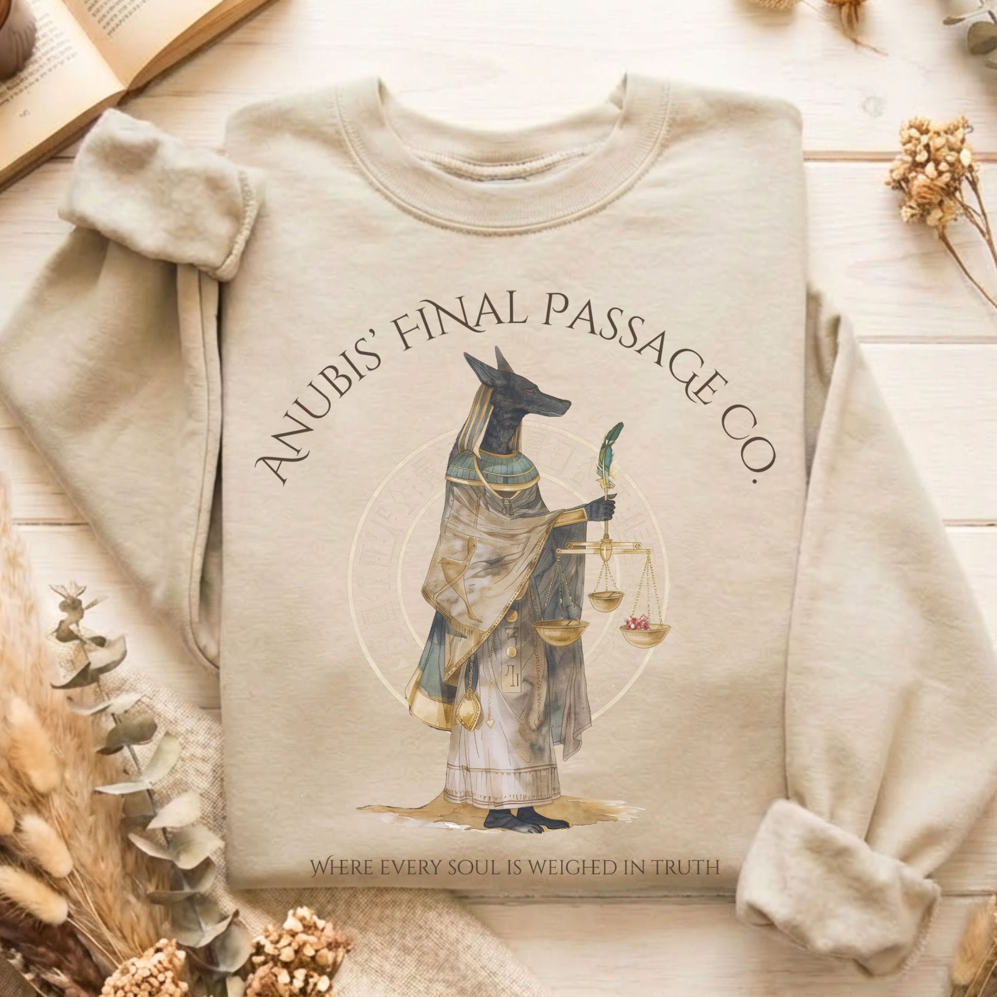 Sweatshirt Sand / S Design 261 Crewneck Sweatshirt The Mystic Eden