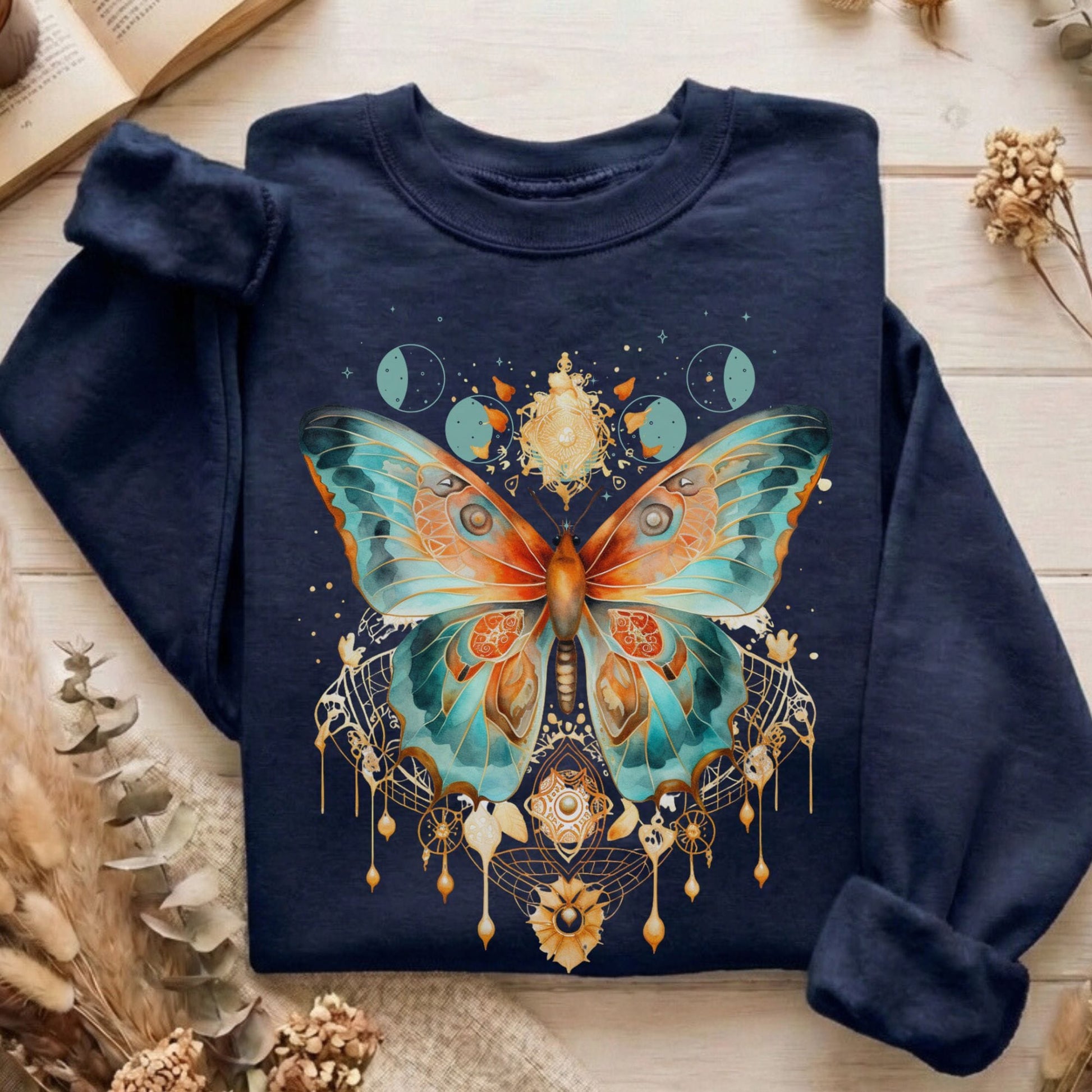 Sweatshirt Navy / S Design 46 Sweatshirt The Mystic Eden