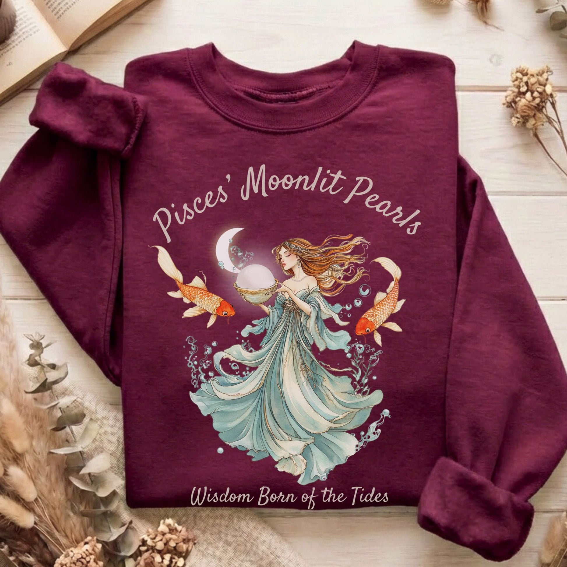 Sweatshirt Maroon / S Design 150 Sweatshirt The Mystic Eden
