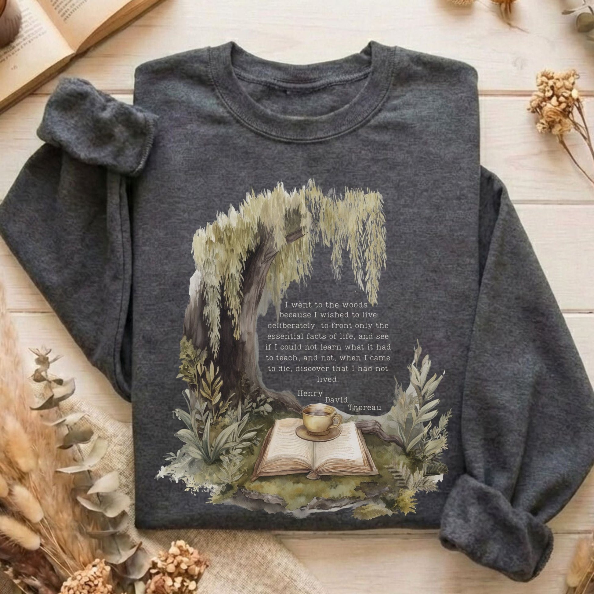 Sweatshirt Dark Heather / S Design 245 Crewneck Sweatshirt The Mystic Eden