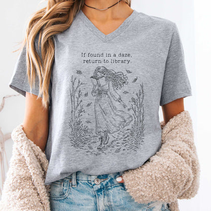V-neck Athletic Heather / S Design 296 V-Neck The Mystic Eden