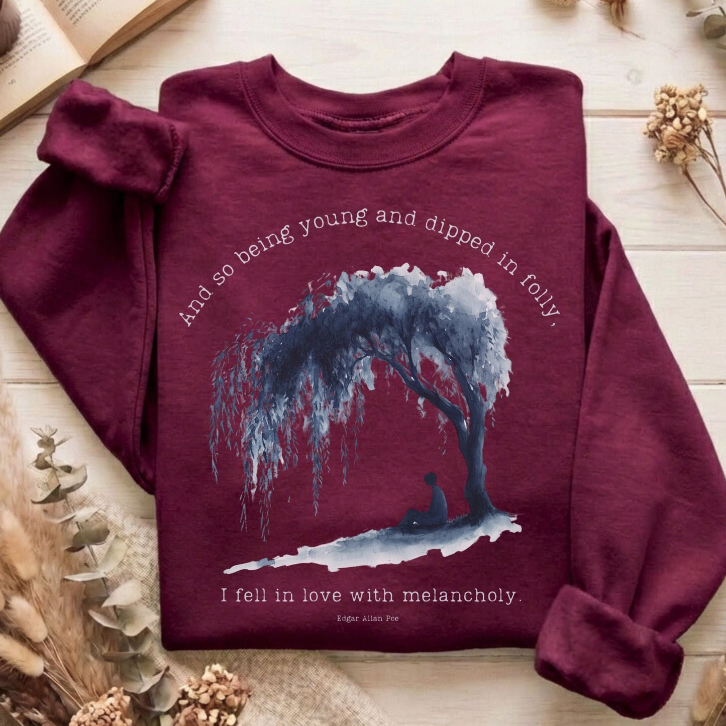 Sweatshirt Maroon / S Design 143 Sweatshirt The Mystic Eden