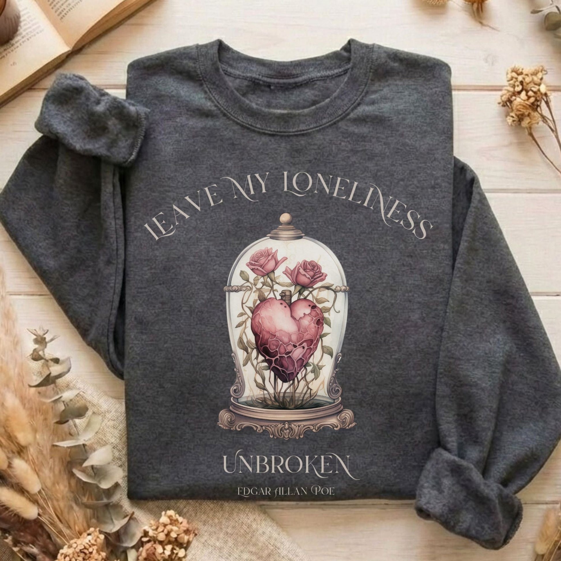 Sweatshirt Dark Heather / S Design 224 Sweatshirt The Mystic Eden