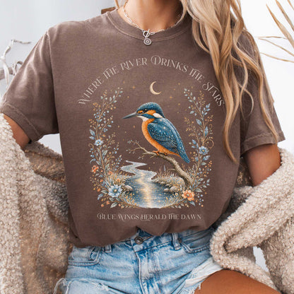 T-Shirt Espresso / S Where the River Drinks the Stars T-Shirt The Mystic Eden
