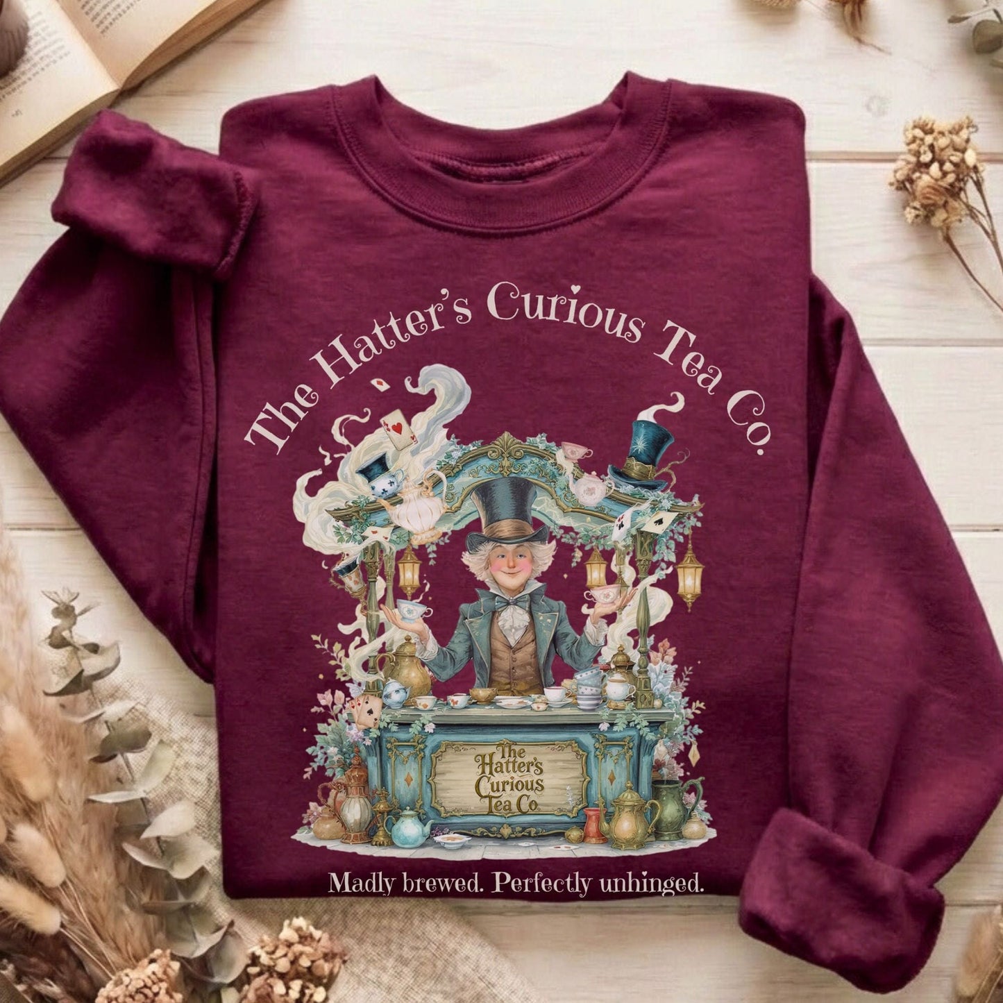 Sweatshirt Maroon / S Design 260 Crewneck Sweatshirt The Mystic Eden