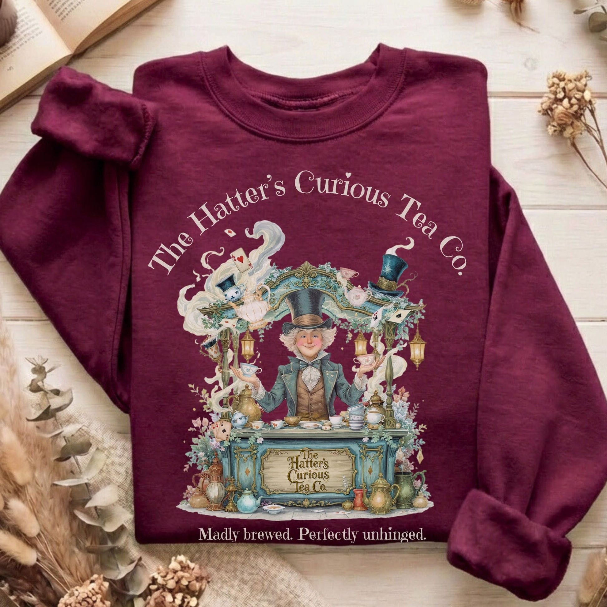 Sweatshirt Maroon / S Design 260 Crewneck Sweatshirt The Mystic Eden