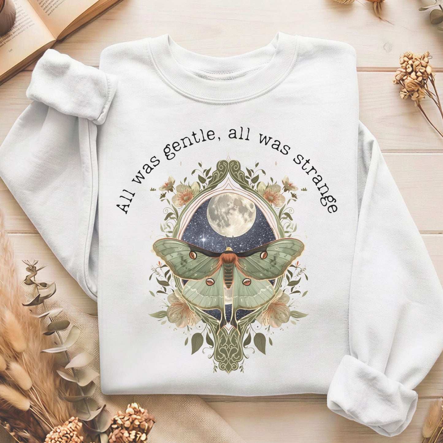 Sweatshirt White / S Design 267 Crewneck Sweatshirt The Mystic Eden
