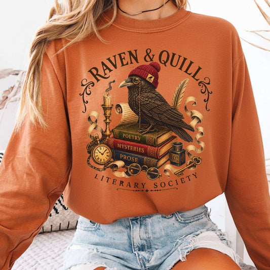Long-sleeve Yam / S Raven & Quill Literary Society Long Sleeve The Mystic Eden