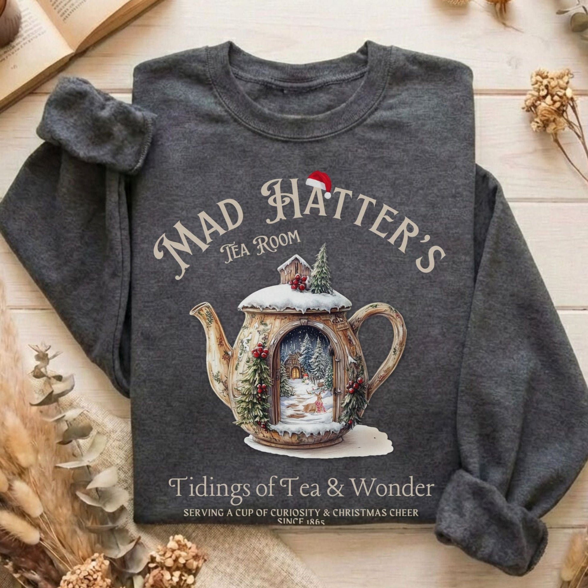 Sweatshirt Dark Heather / S Design 91 Sweatshirt The Mystic Eden