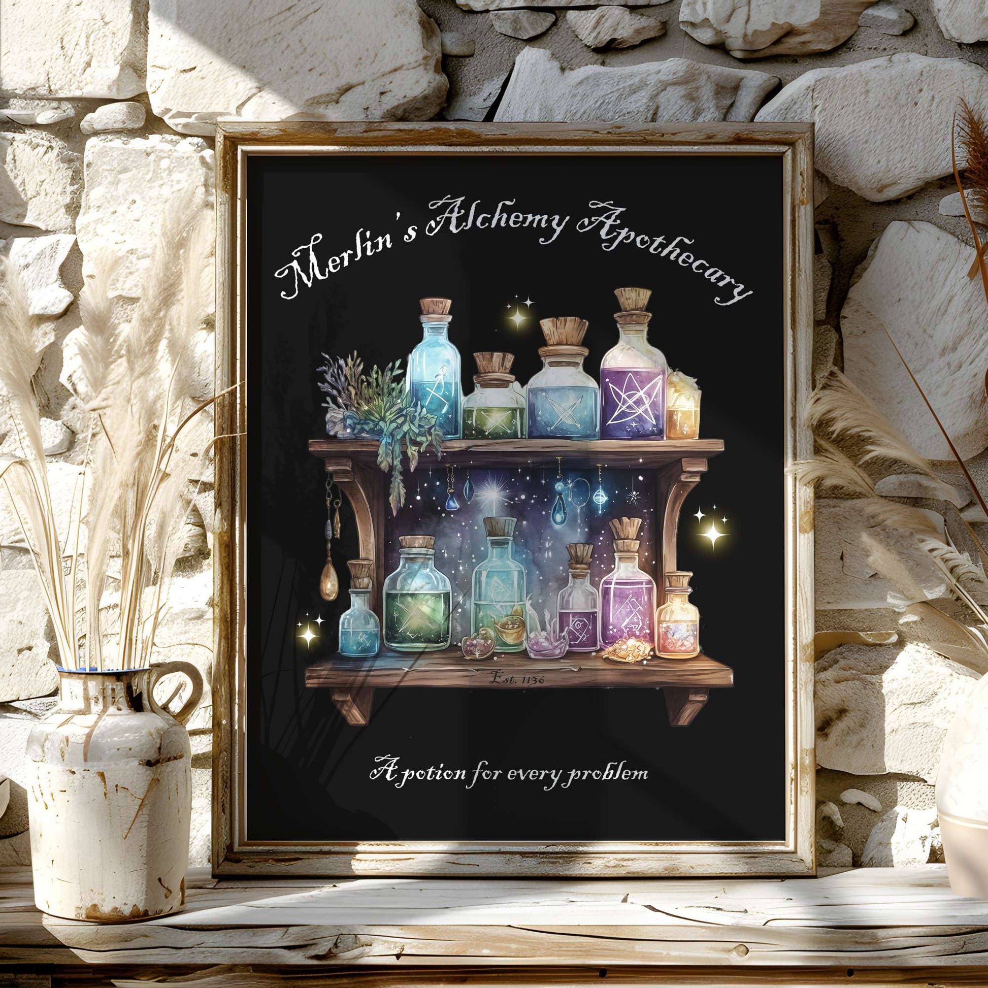 Poster 11″ x 14″ / Matte Design 125B - Art Print The Mystic Eden