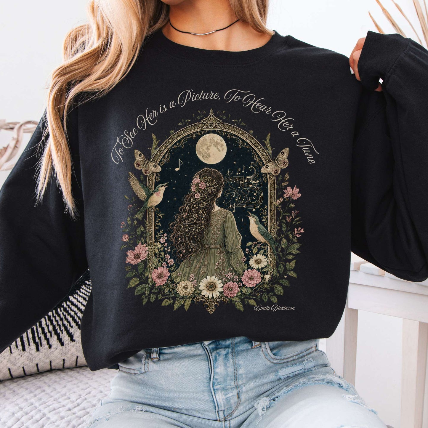 Sweatshirt Black / S Design 295 Crewneck Sweatshirt The Mystic Eden