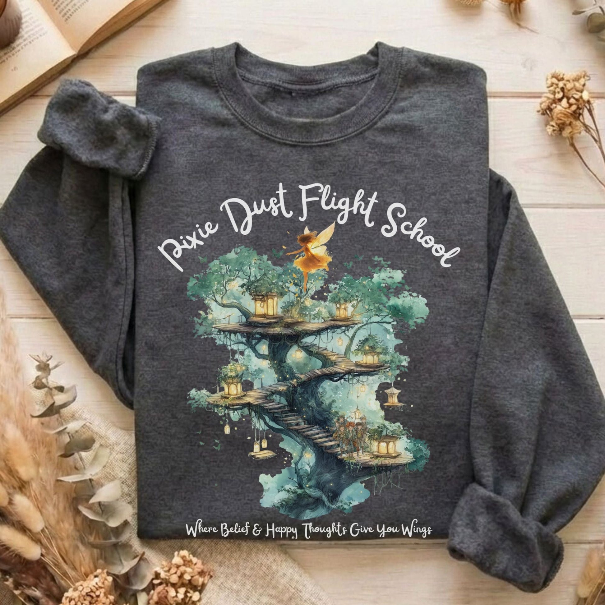 Sweatshirt Dark Heather / S Design 183 Sweatshirt The Mystic Eden