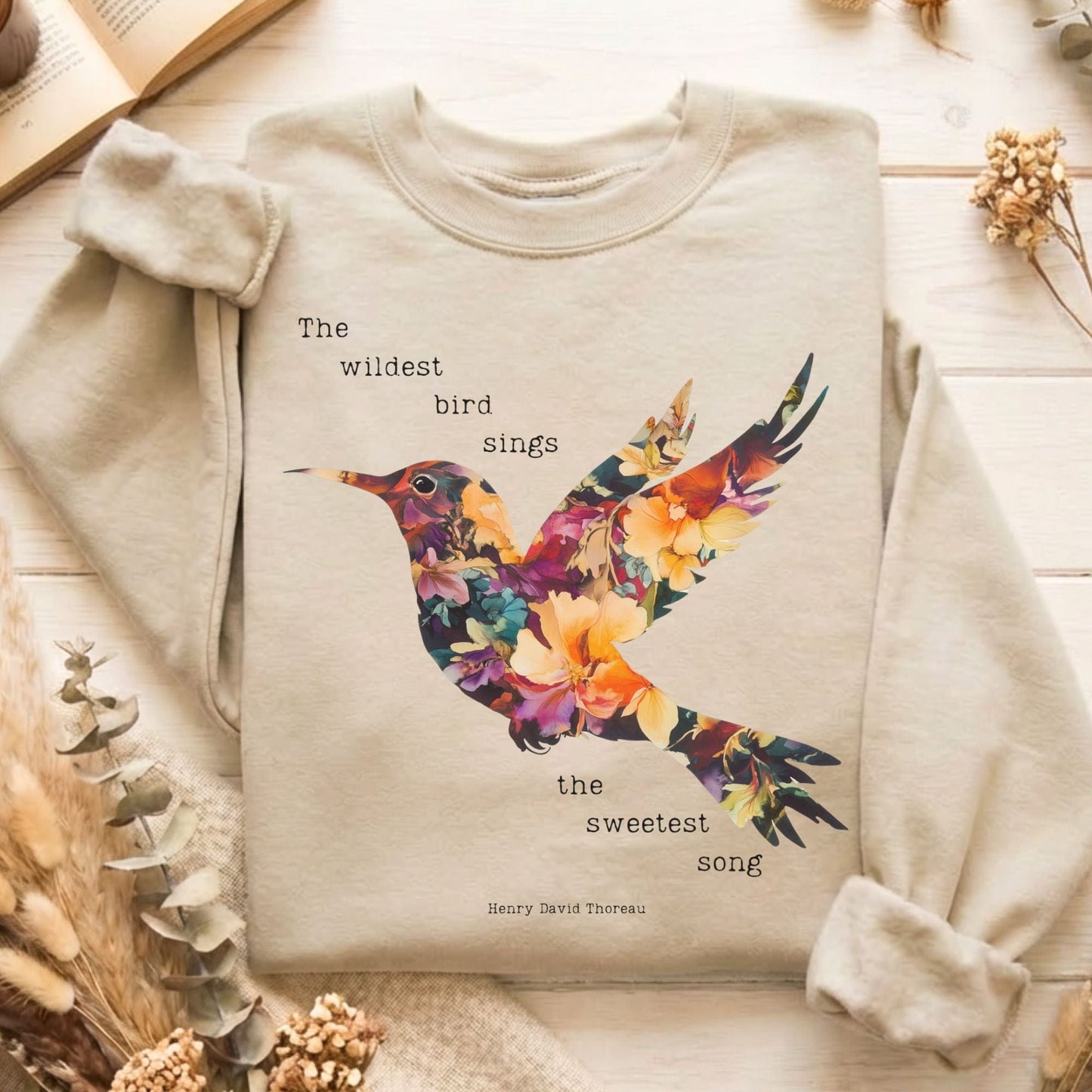 Sweatshirt Sand / S Design 73 Sweatshirt The Mystic Eden