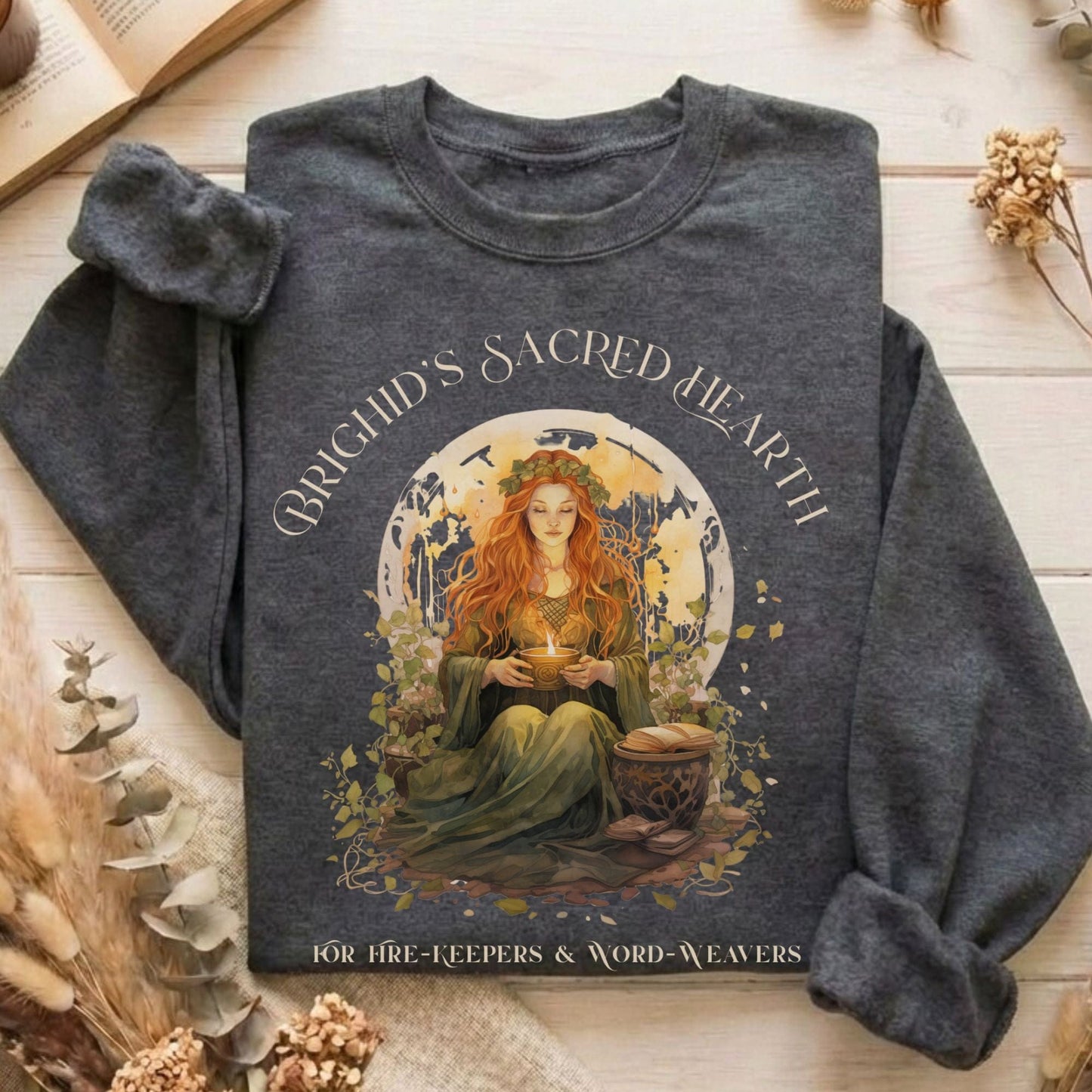 Sweatshirt Dark Heather / S Design 216 Sweatshirt The Mystic Eden