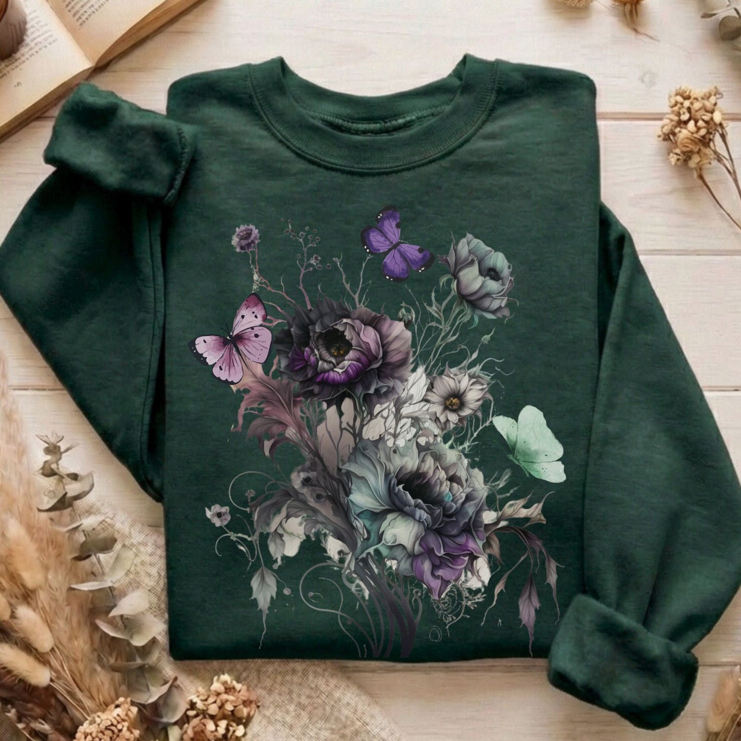Sweatshirt Forest Green / S Design 48 Sweatshirt The Mystic Eden