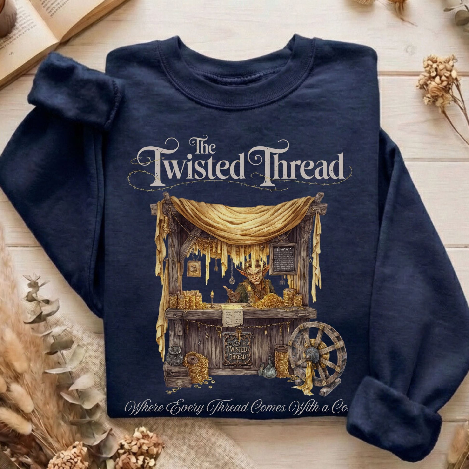 Sweatshirt Navy / S Design 182 Sweatshirt The Mystic Eden