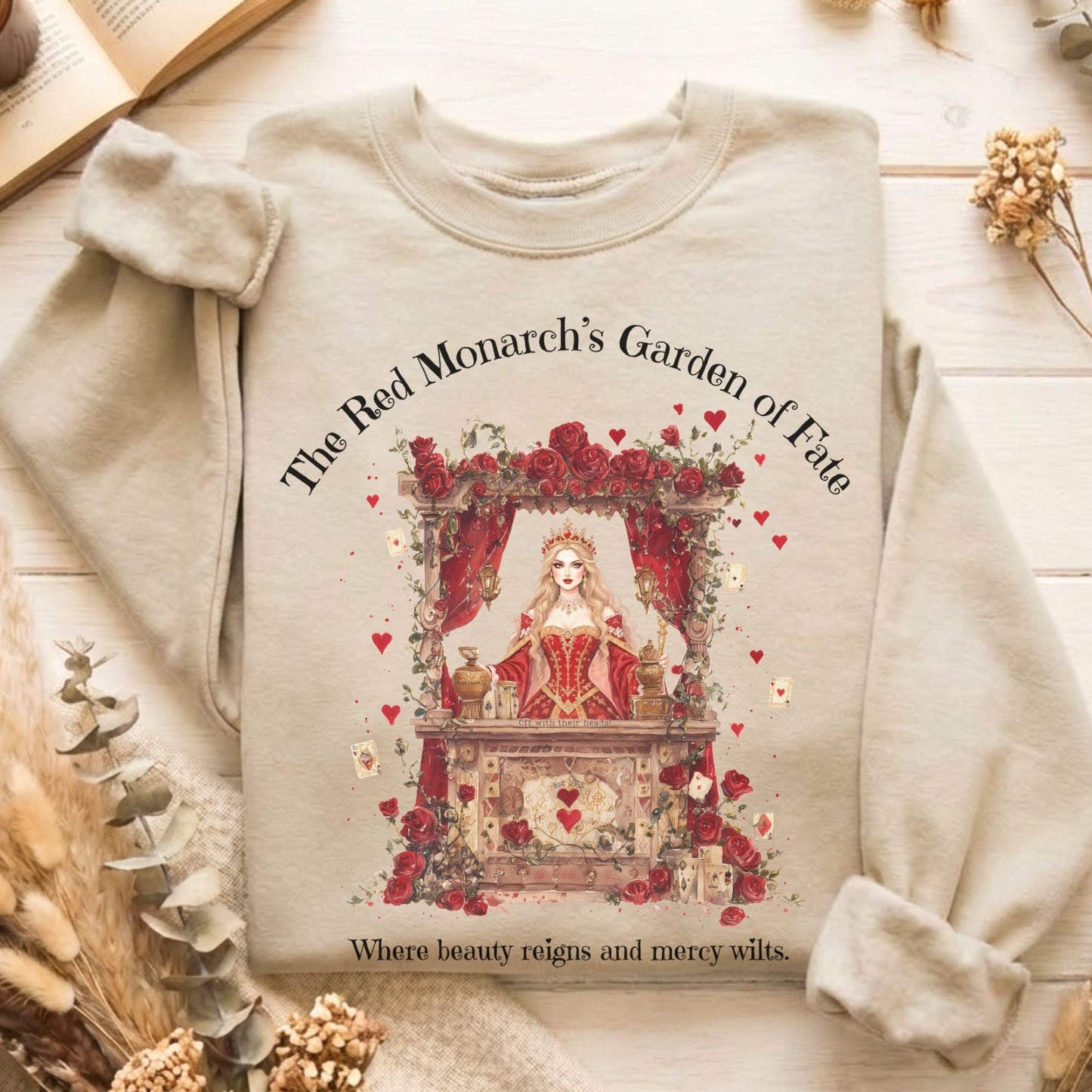 Sweatshirt Sand / S Design 258 Crewneck Sweatshirt The Mystic Eden