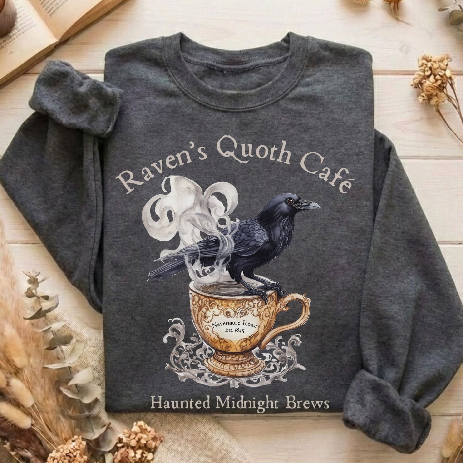 Sweatshirt Dark Heather / S Design 95 Sweatshirt The Mystic Eden