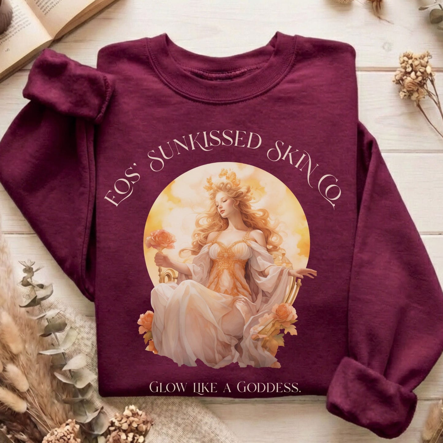 Sweatshirt Maroon / S Design 219 Sweater The Mystic Eden