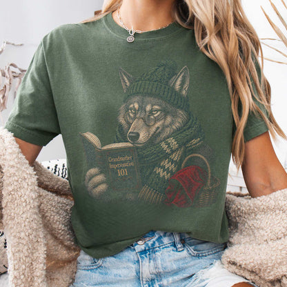 T-Shirt Moss / S Grandmother Impersonation 101 Wolf Red Riding Hood T-Shirt The Mystic Eden