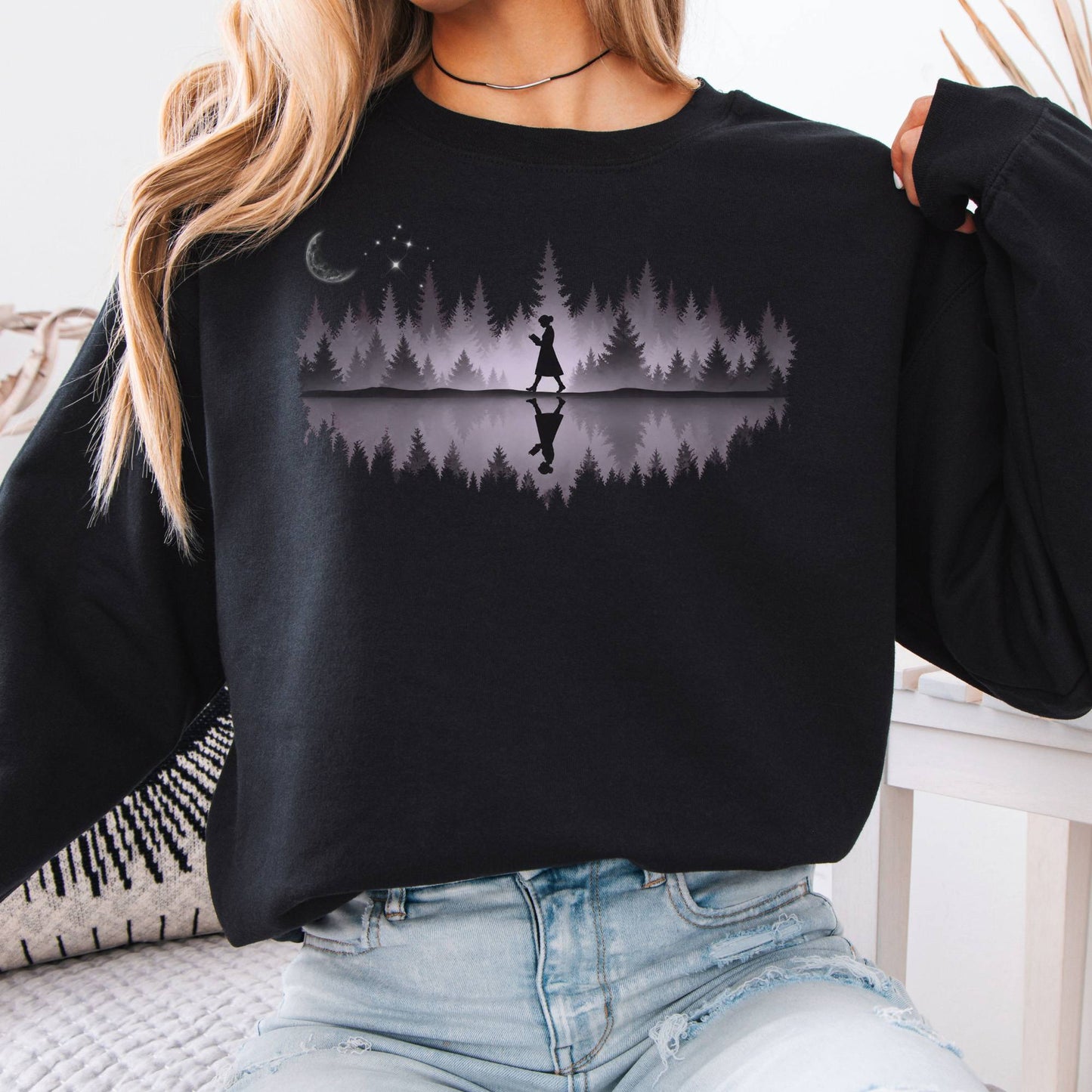 Sweatshirt Black / S Design 299 Crewneck Sweatshirt The Mystic Eden