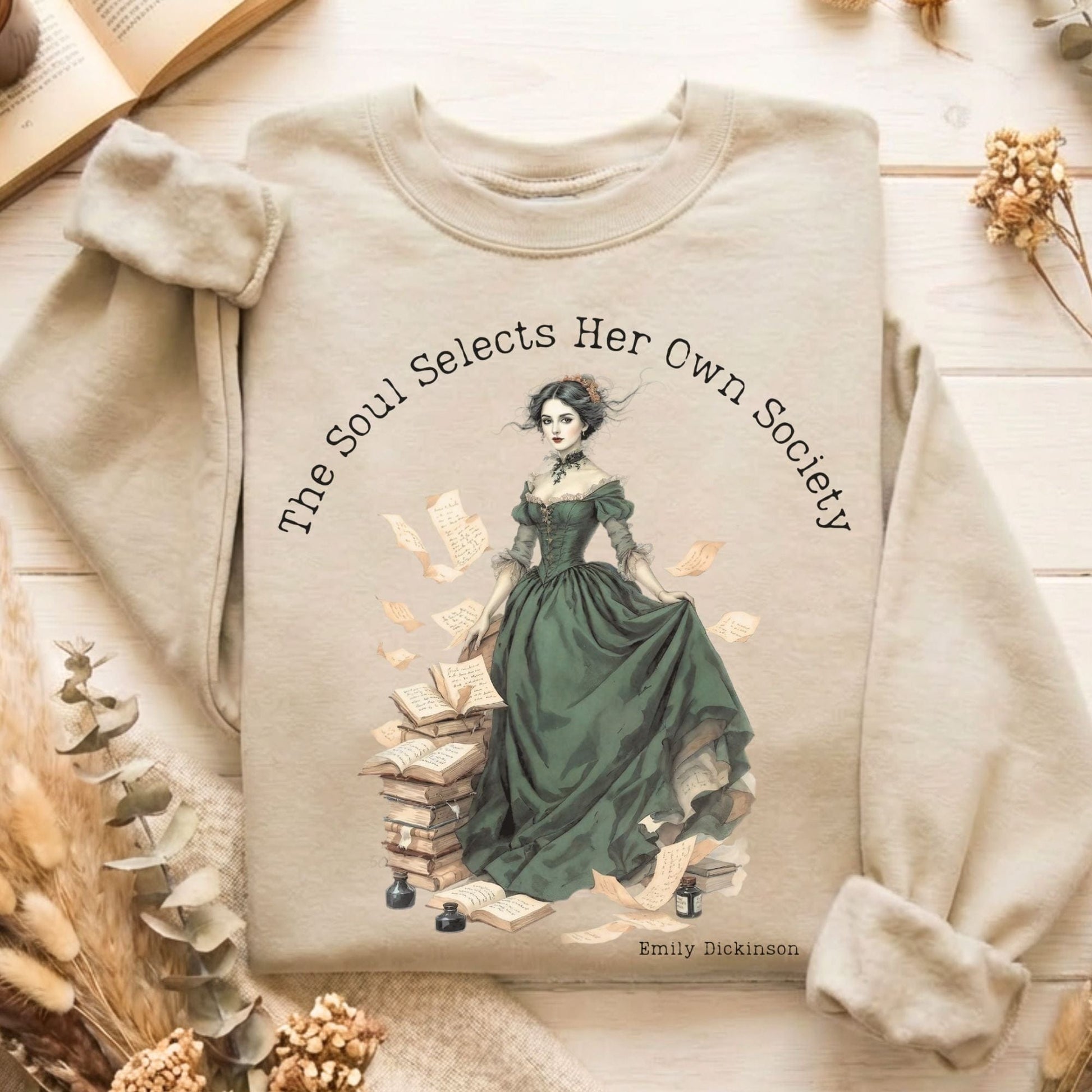 Sweatshirt Sand / S Design 253 Crewneck Sweatshirt The Mystic Eden