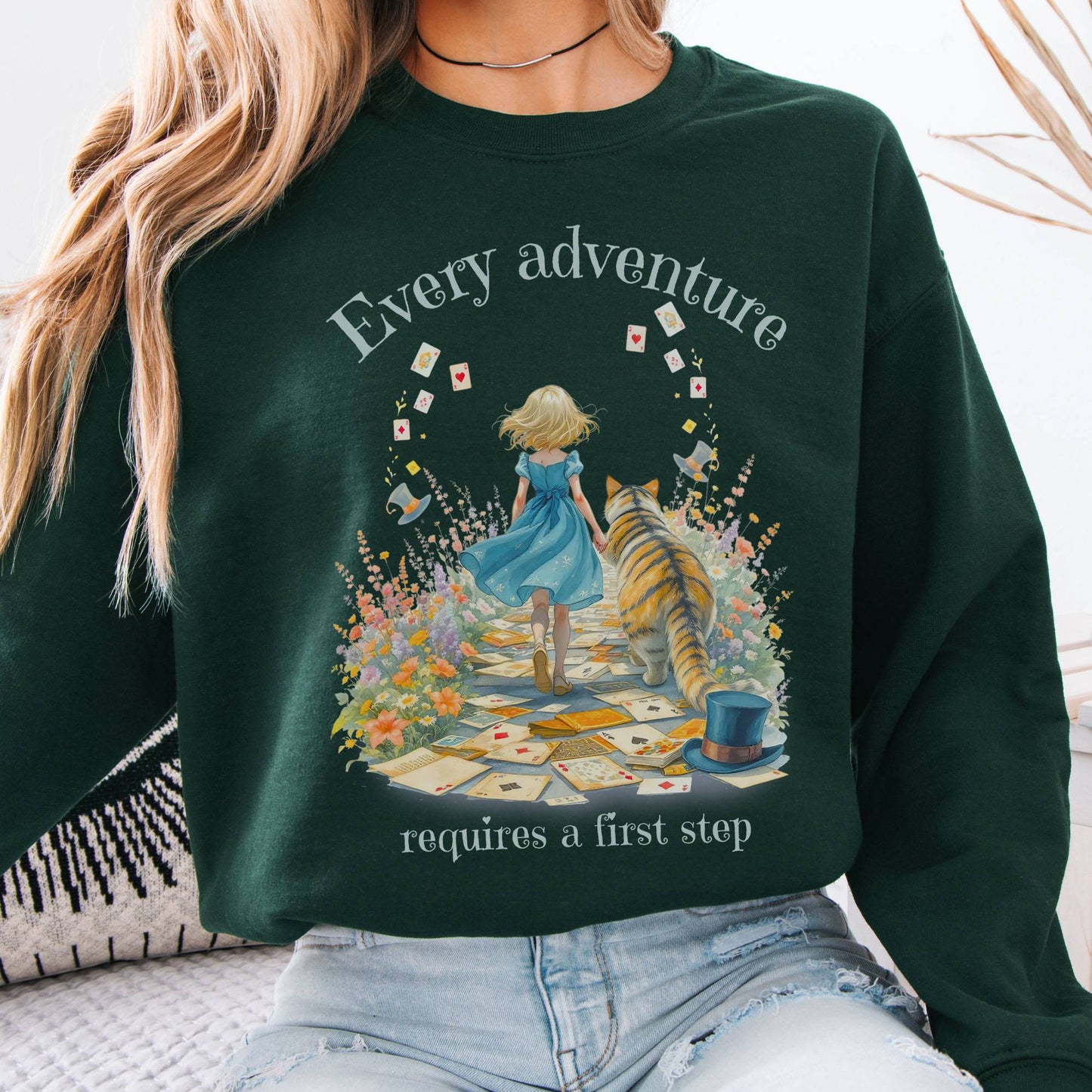 Sweatshirt Design 259 Crewneck Sweatshirt The Mystic Eden
