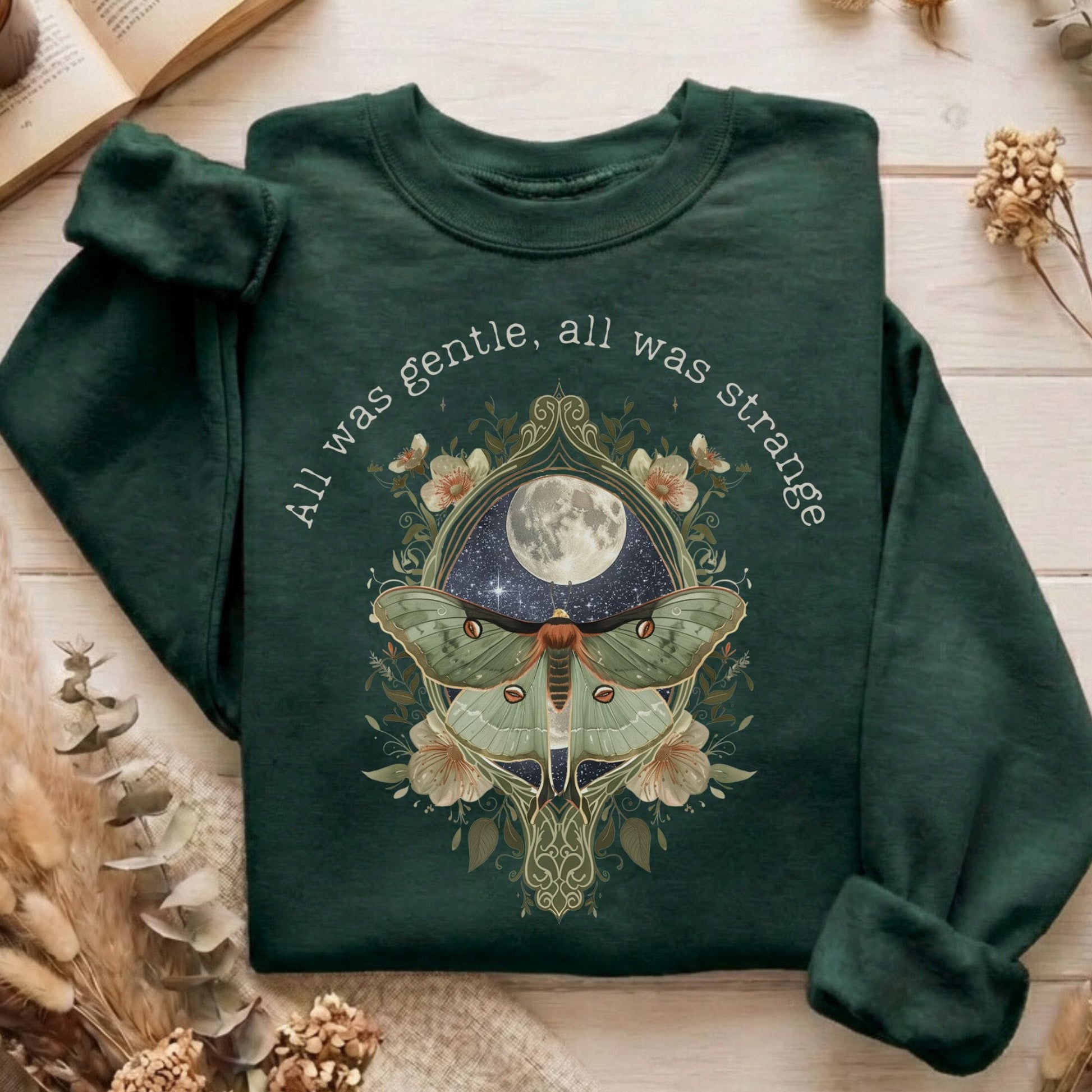 Sweatshirt Forest Green / S Design 267 Crewneck Sweatshirt The Mystic Eden