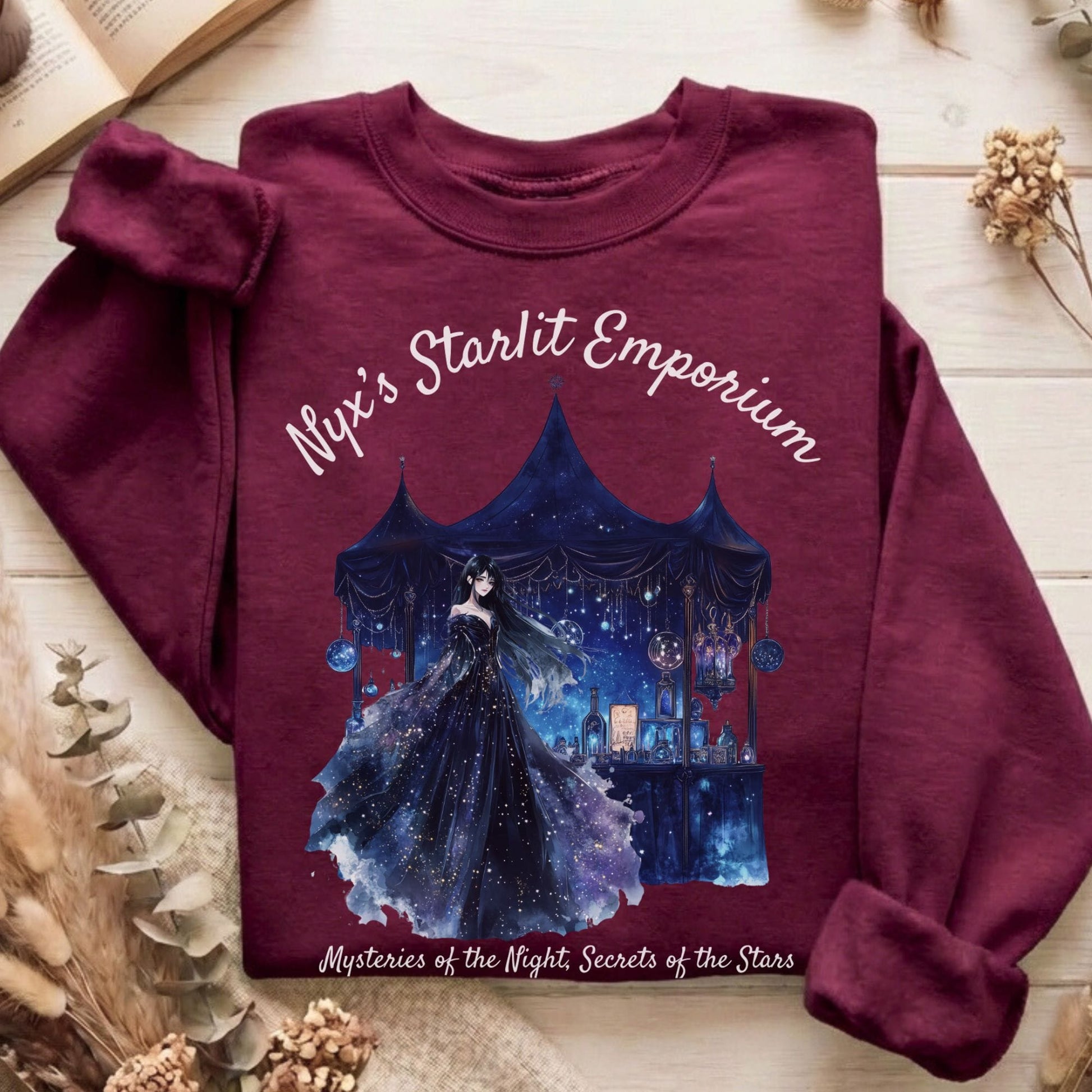 Sweatshirt Maroon / S Design 181 Sweatshirt The Mystic Eden