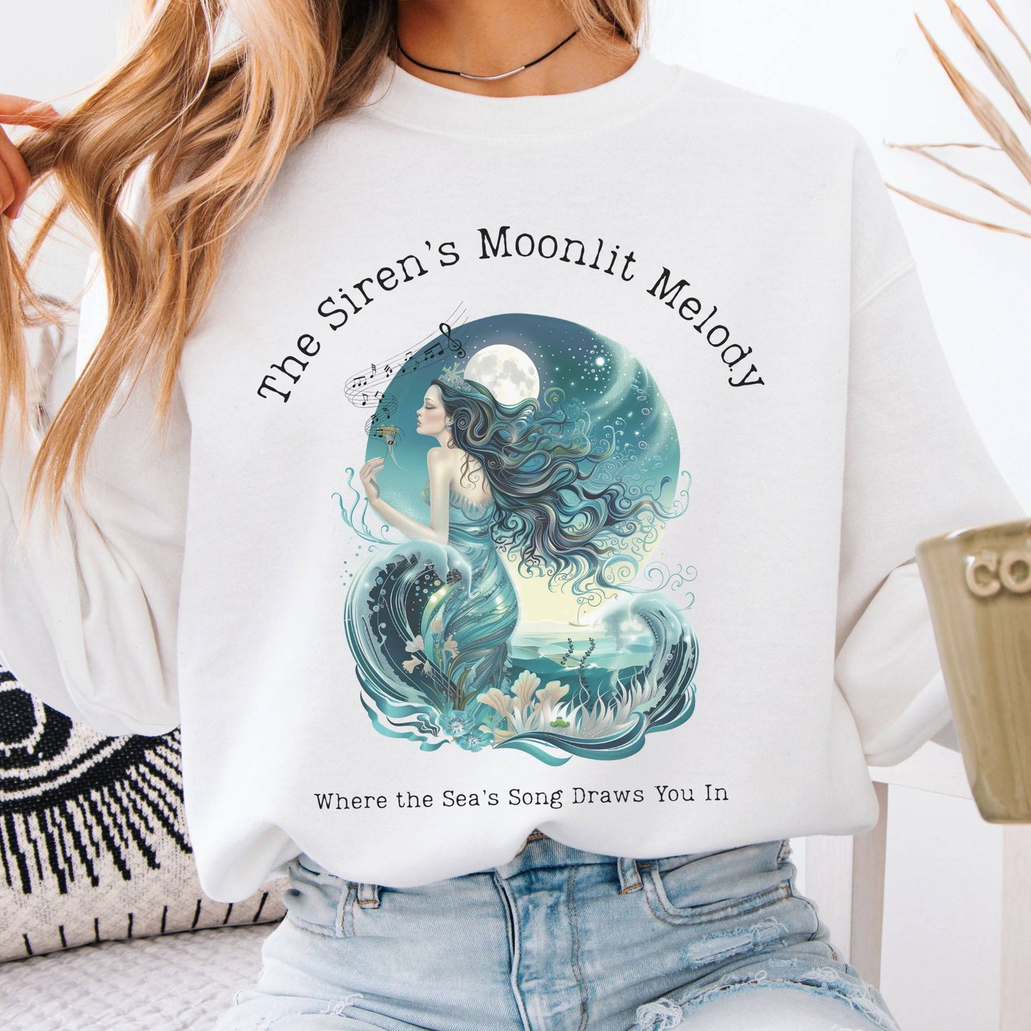 Sweatshirt Design 272 Crewneck Sweatshirt The Mystic Eden