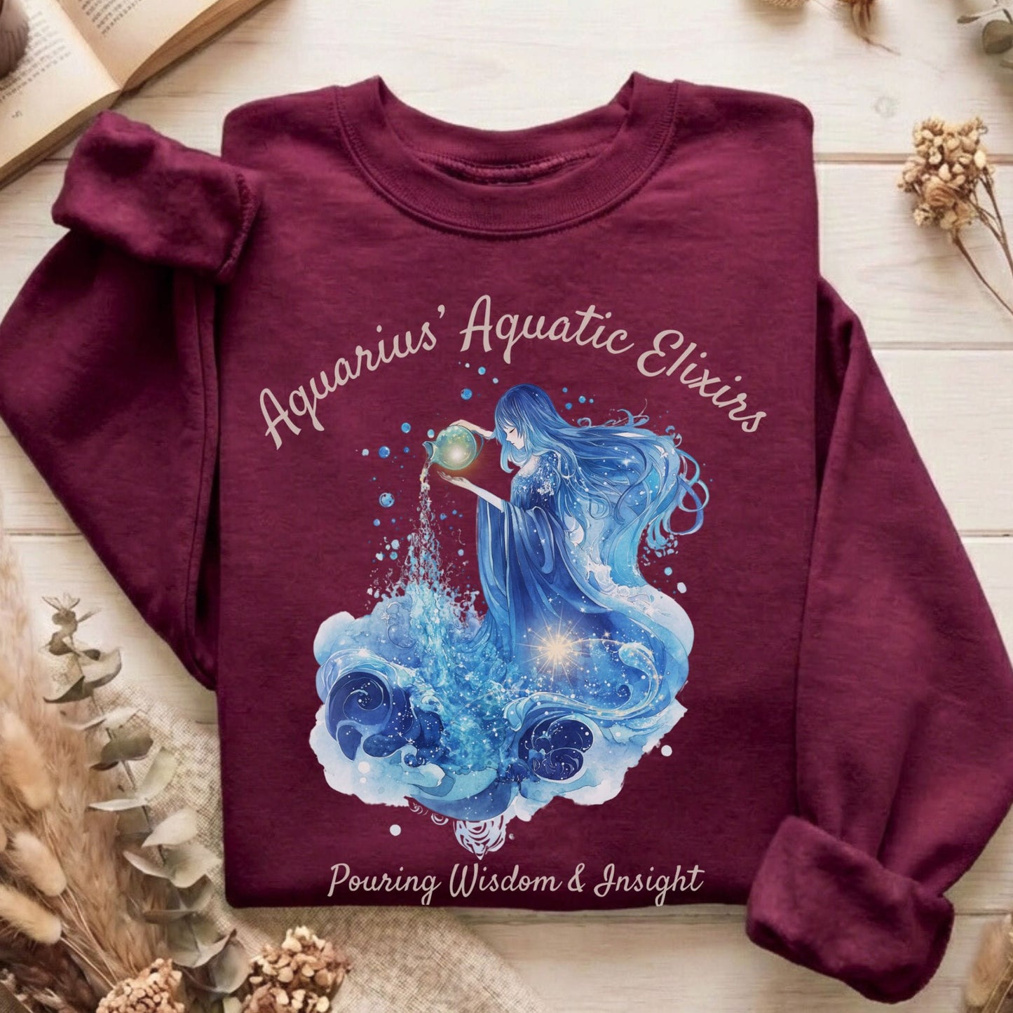 Sweatshirt Maroon / S Design 148 Sweatshirt The Mystic Eden