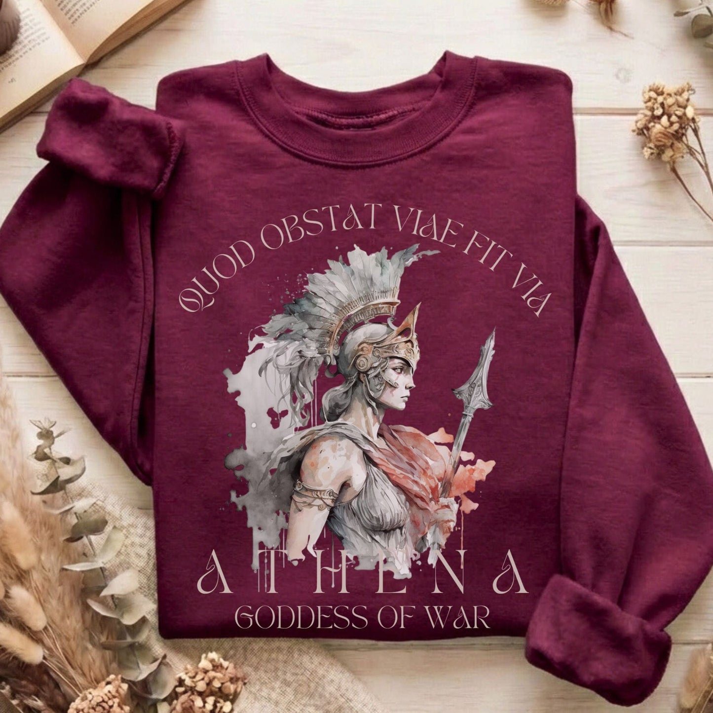 Sweatshirt Maroon / S Design 34 Sweatshirt The Mystic Eden