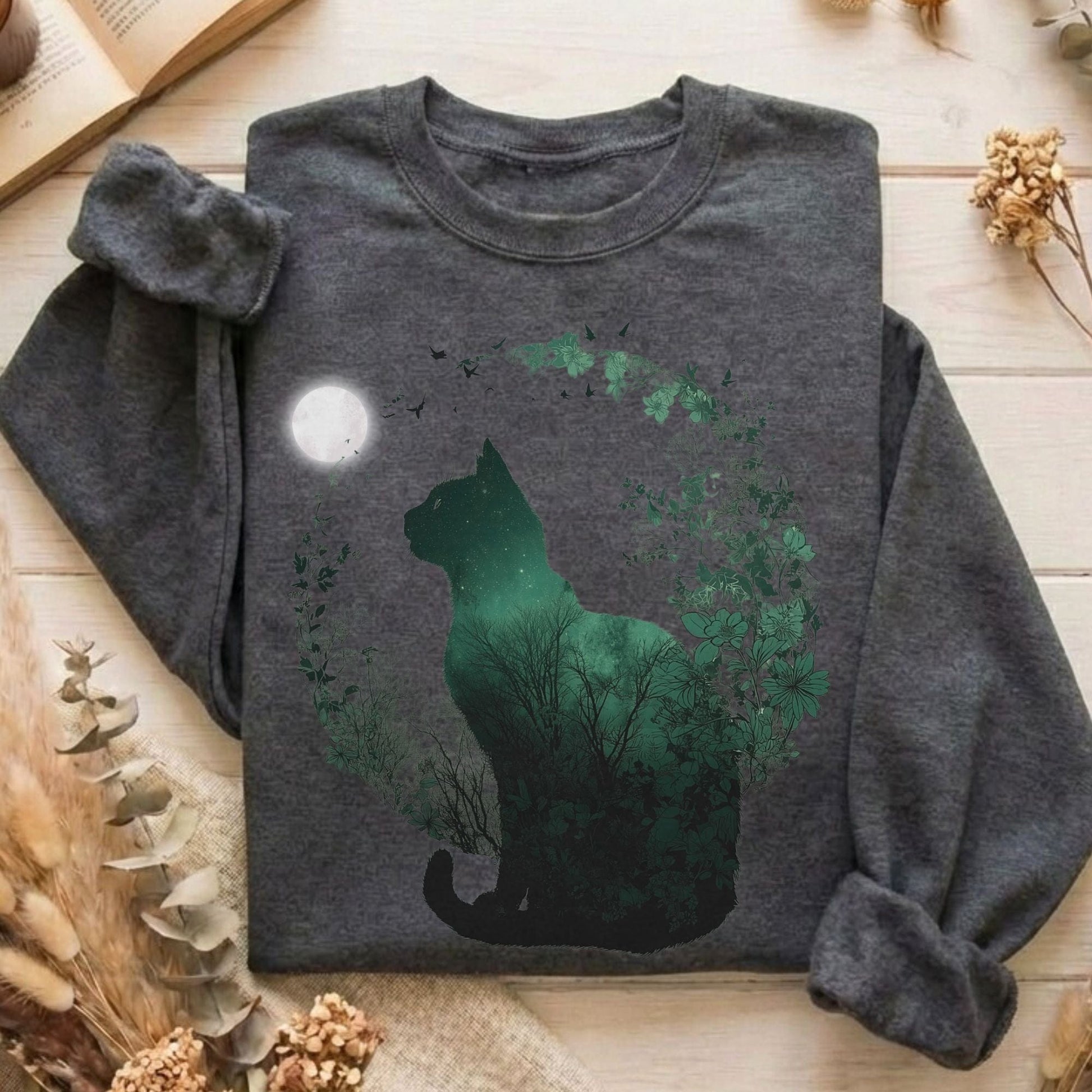 Sweatshirt Dark Heather / S Design 208 Sweatshirt The Mystic Eden