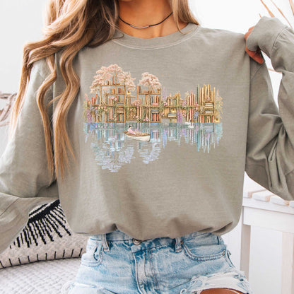 Long-sleeve Sandstone / S The Floating Library Long Sleeve The Mystic Eden