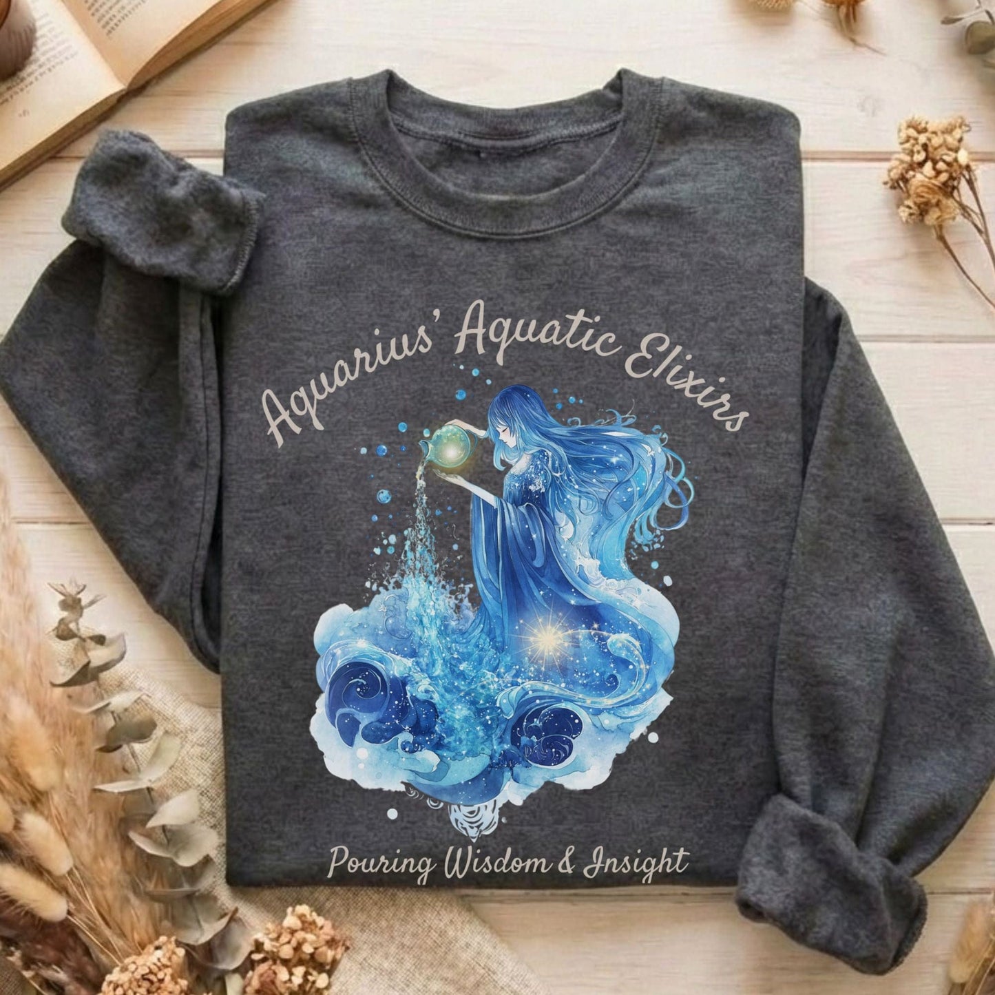 Sweatshirt Dark Heather / S Design 148 Sweatshirt The Mystic Eden
