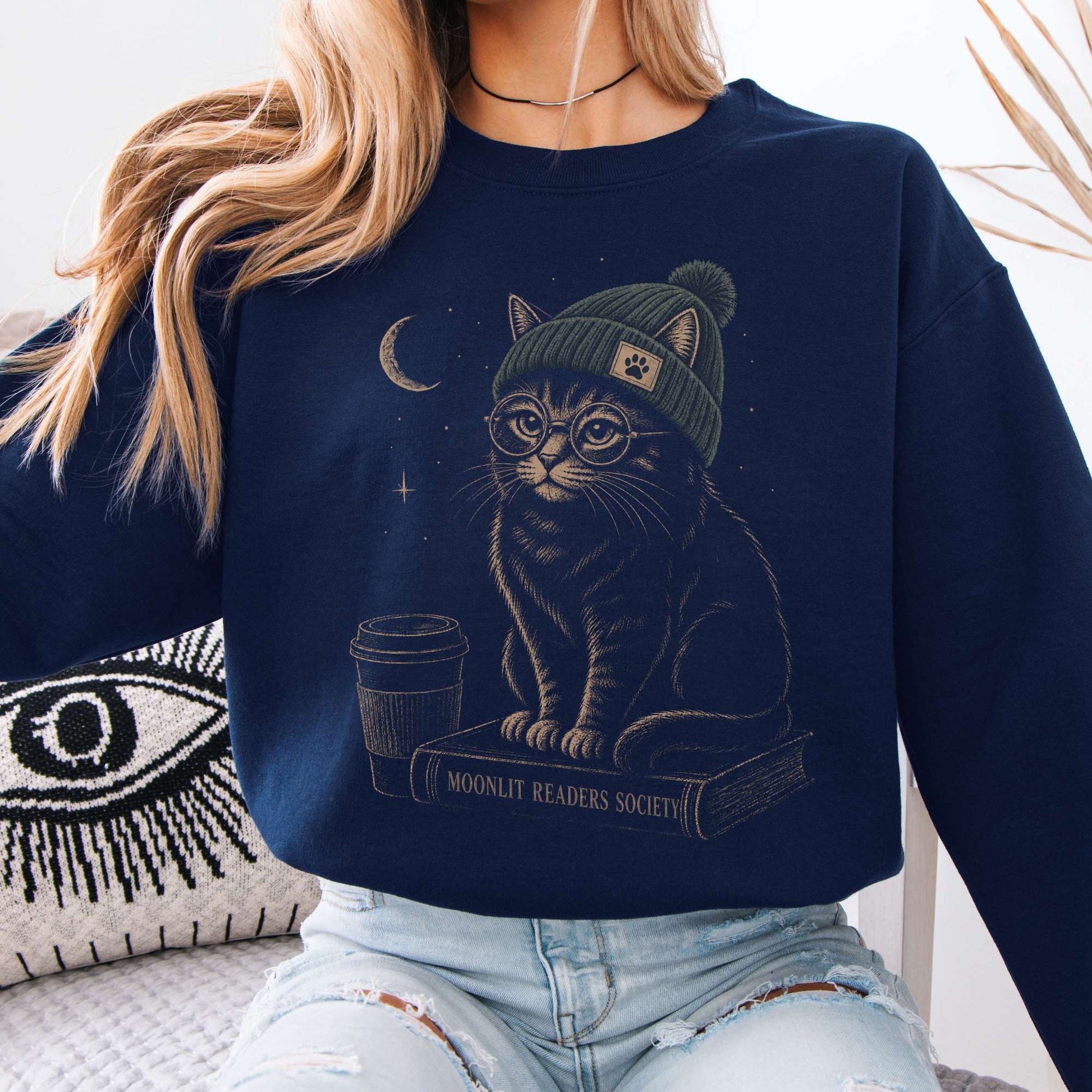 Sweatshirt Navy / S Design 293 Crewneck Sweatshirt The Mystic Eden