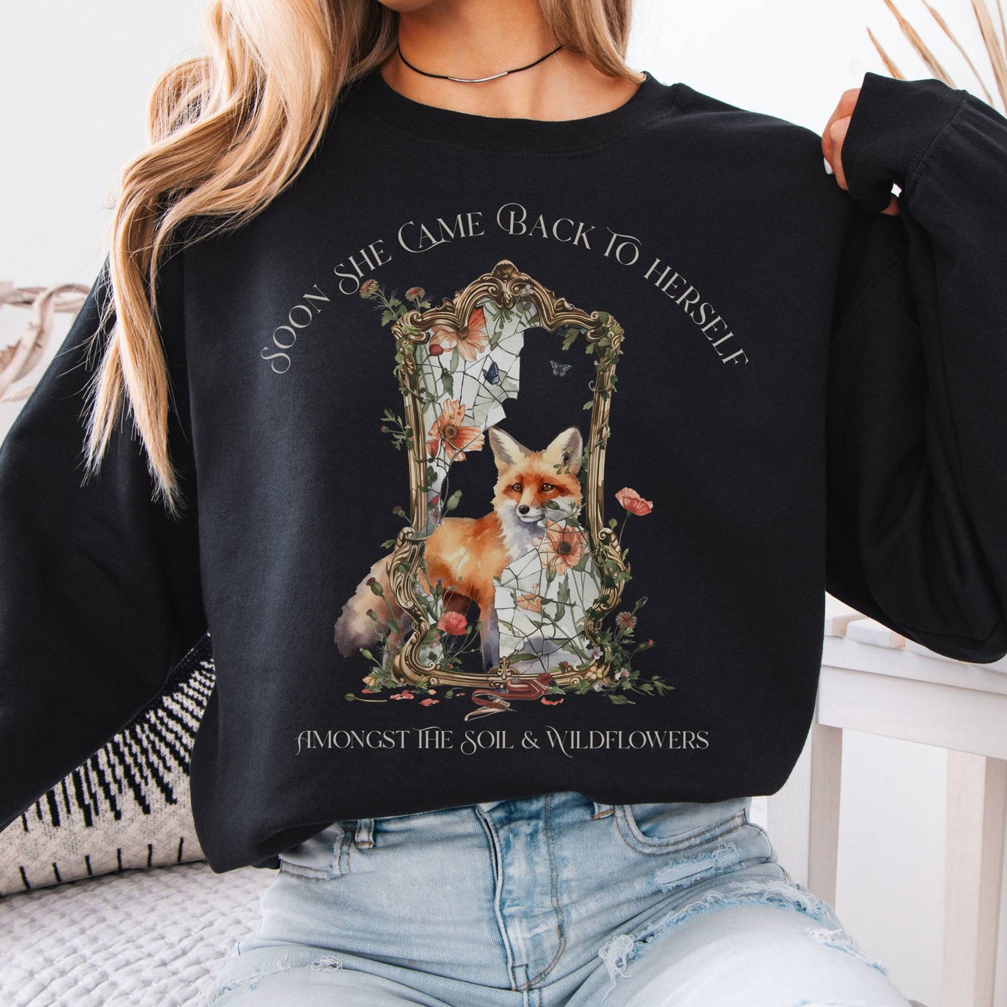 Sweatshirt Black / S Design 291 Crewneck Sweatshirt The Mystic Eden