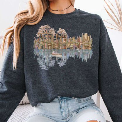 Sweatshirt Dark Heather / S Design 298 Crewneck Sweatshirt The Mystic Eden