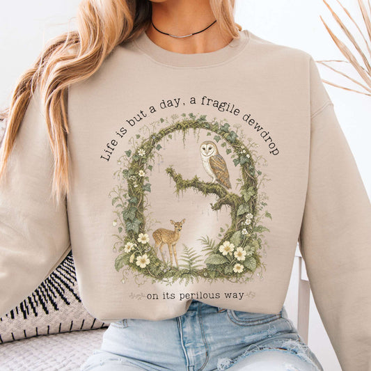 Sweatshirt Sand / S Design 297 Crewneck Sweatshirt The Mystic Eden