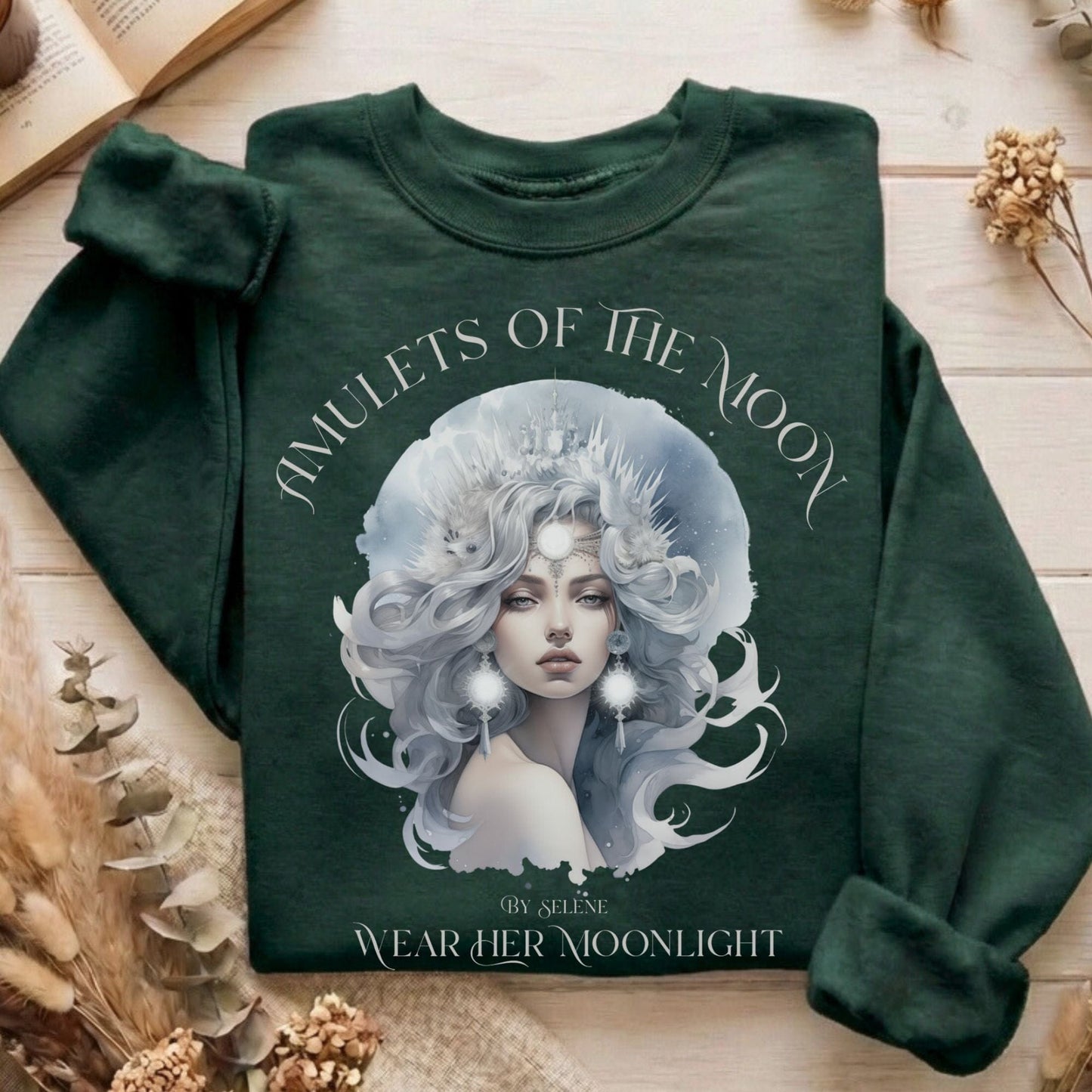 Sweatshirt Forest Green / S Design 217 Sweatshirt The Mystic Eden