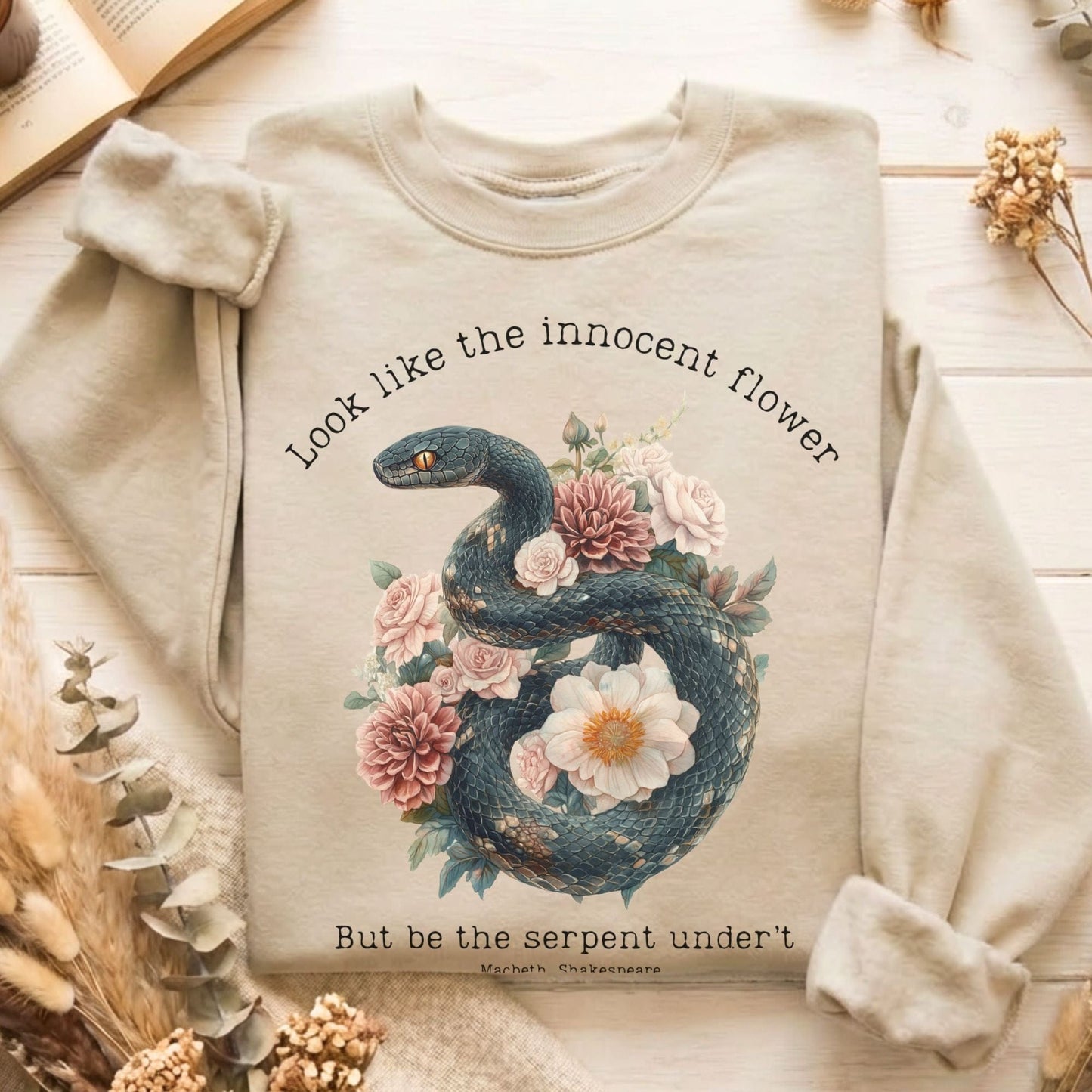 Sweatshirt Sand / S Design 186 Sweatshirt The Mystic Eden