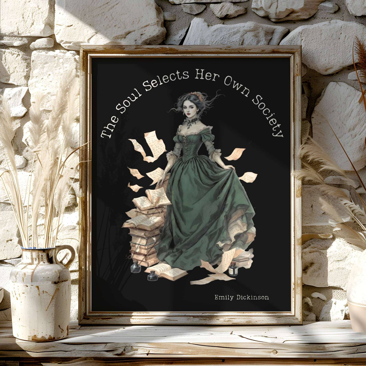Poster 11″ x 14″ / Matte Design 253A - Art Print The Mystic Eden