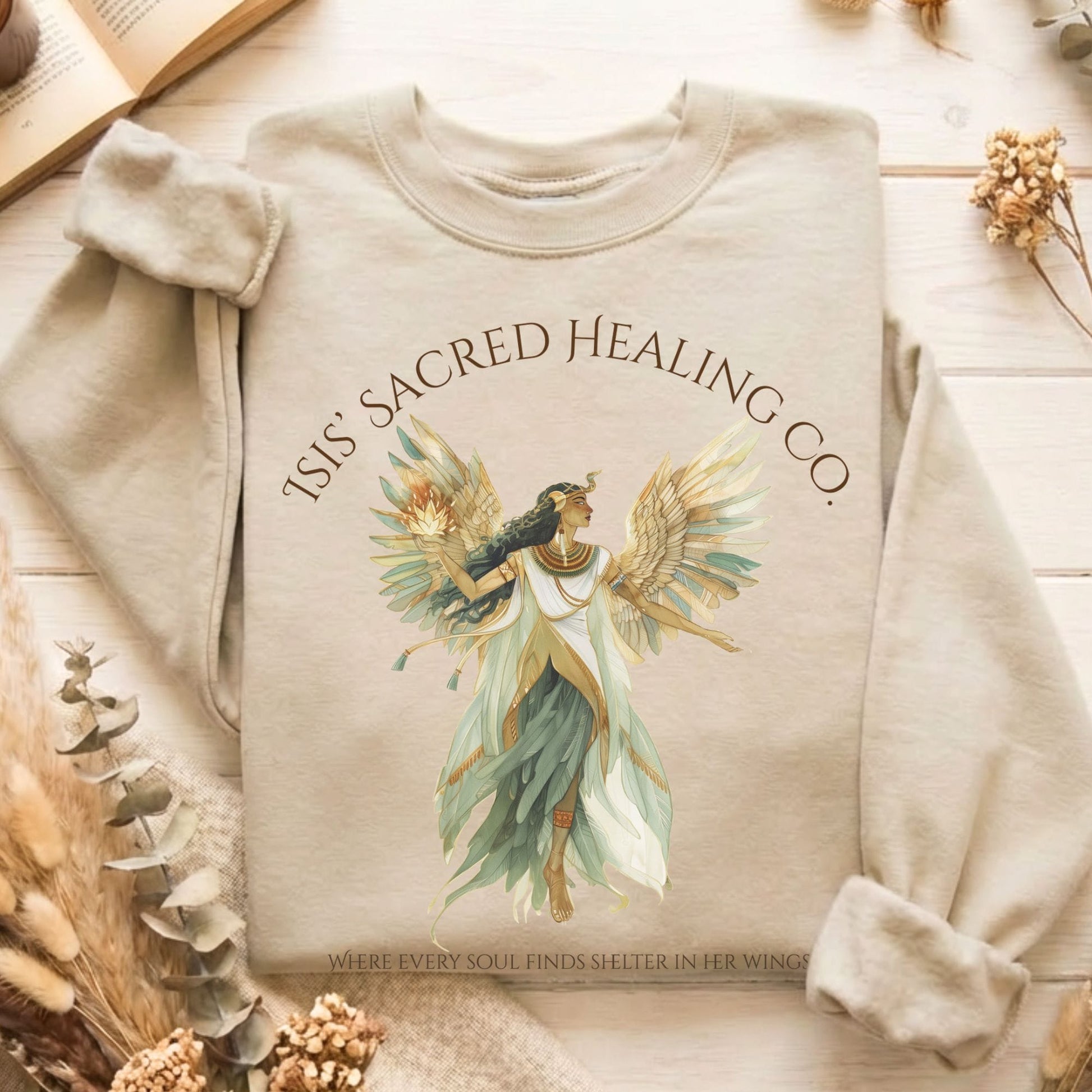 Sweatshirts Sand / S Design 263 Crewneck Sweatshirt The Mystic Eden