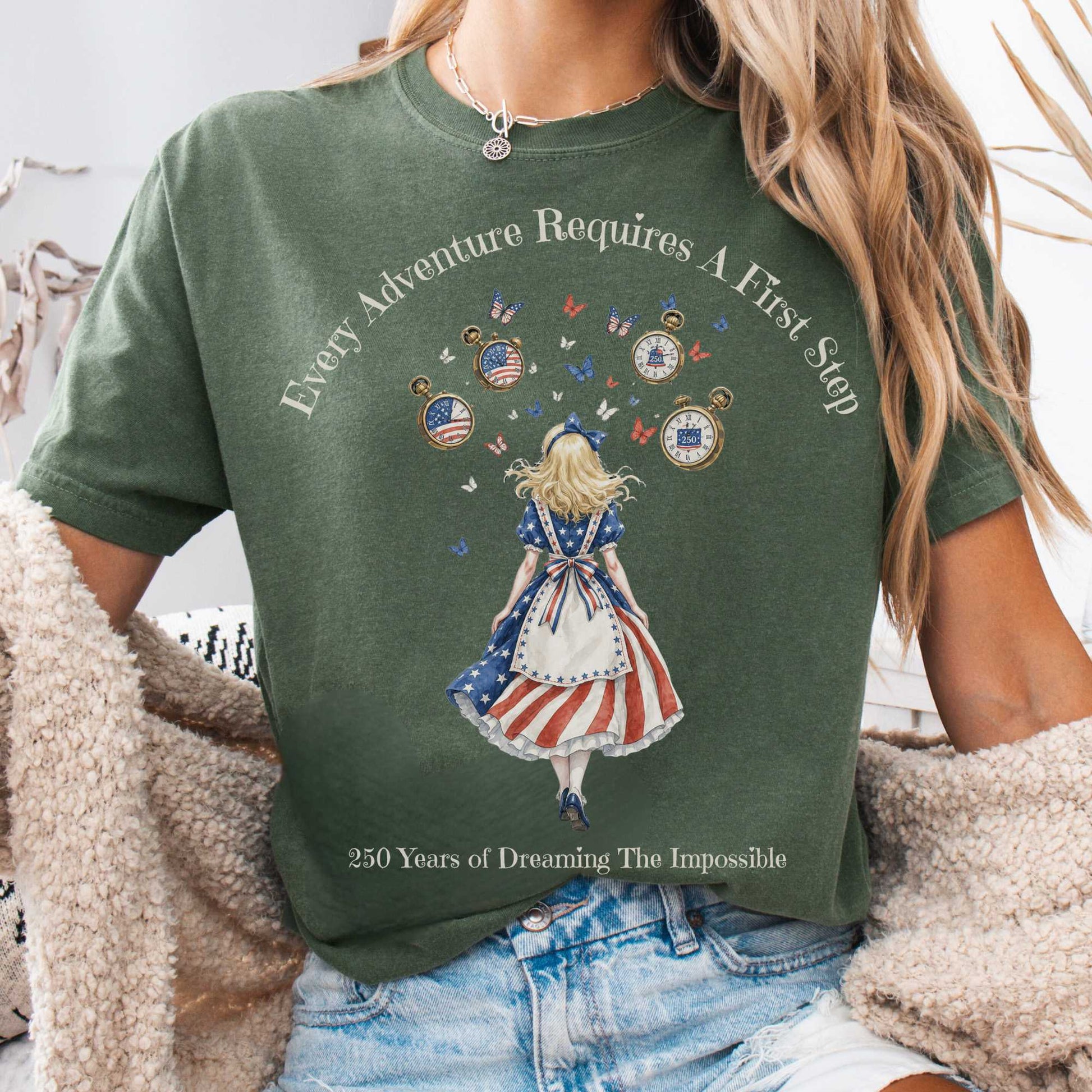 T-Shirt Moss / S 250 Years of Dreaming the Impossible American Alice T-Shirt The Mystic Eden