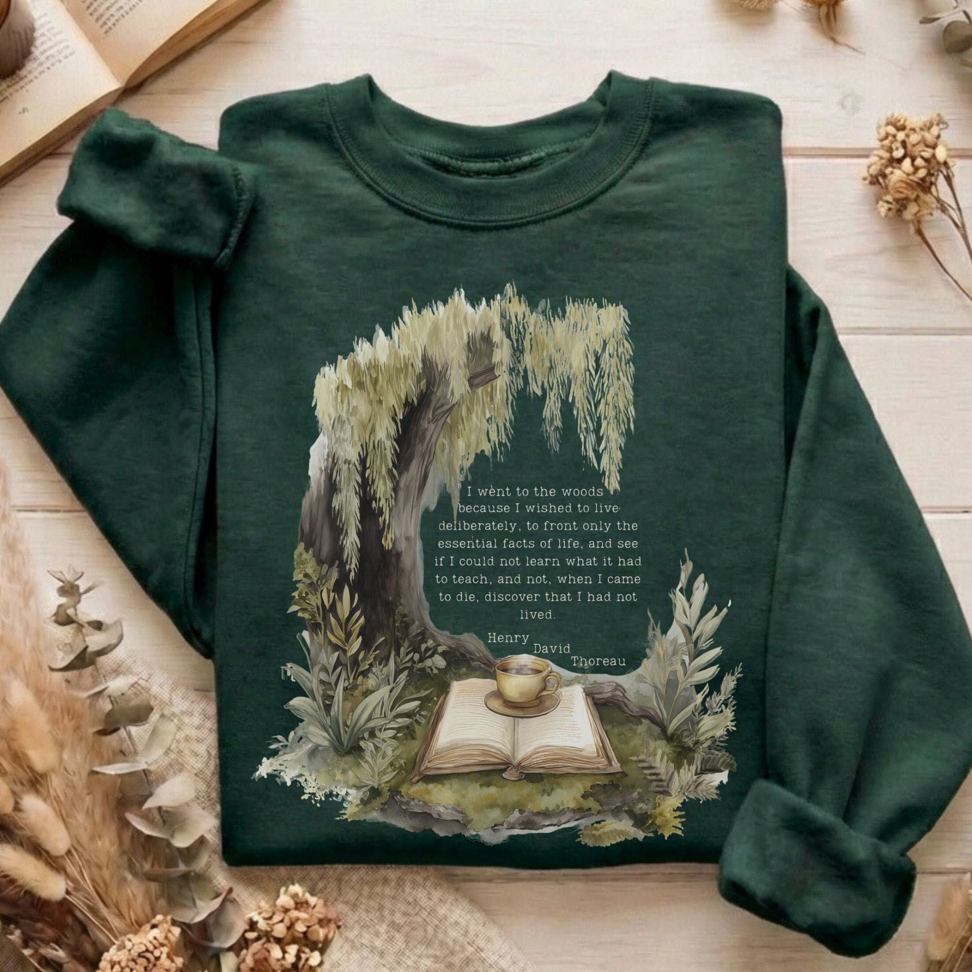 Sweatshirt Forest Green / S Design 245 Crewneck Sweatshirt The Mystic Eden