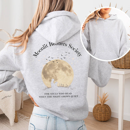 Hoodie Ash / S Moonlit Readers Society Hoodie The Mystic Eden