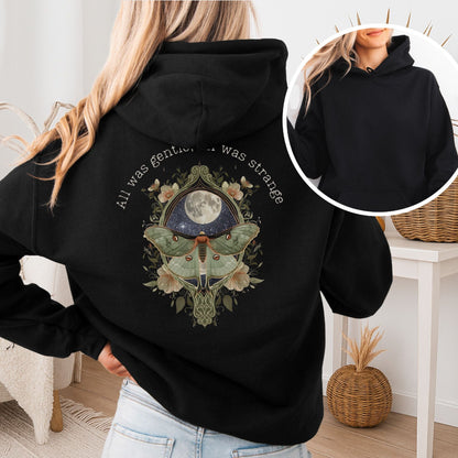 Hoodie Black / S All Was Gentle All Was Strange Edgar Allan Poe Hoodie The Mystic Eden