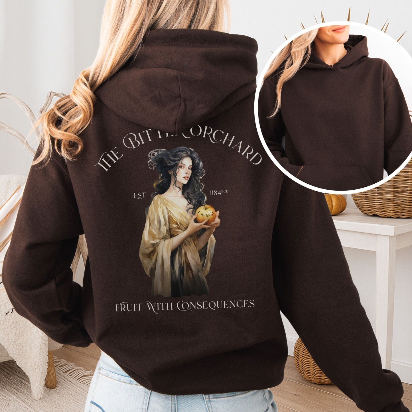 Hoodie Dark Chocolate / S The Bitter Orchard Hoodie – Fruit With Consequences The Mystic Eden
