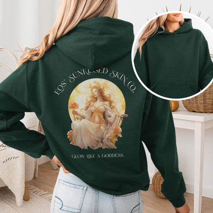 Hoodie Forest Green / S Eos' Sunkissed Skin Co. Hoodie – Glow Like a Goddess The Mystic Eden